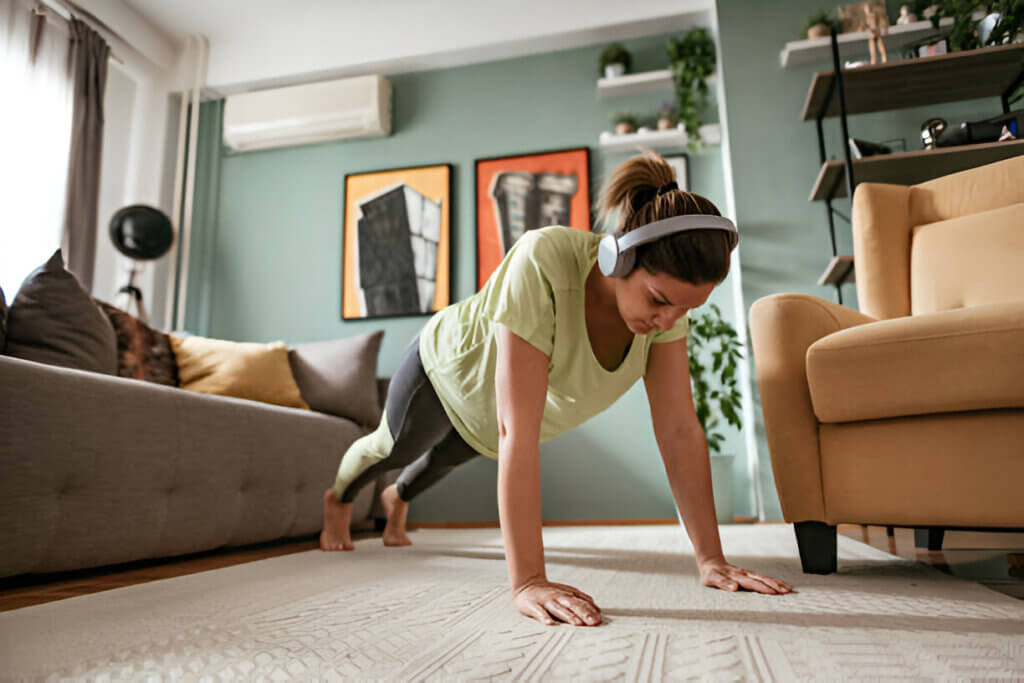 Push up exercise